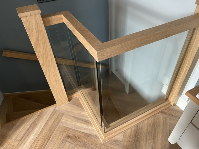 Traditional wooden staircase refurbishment