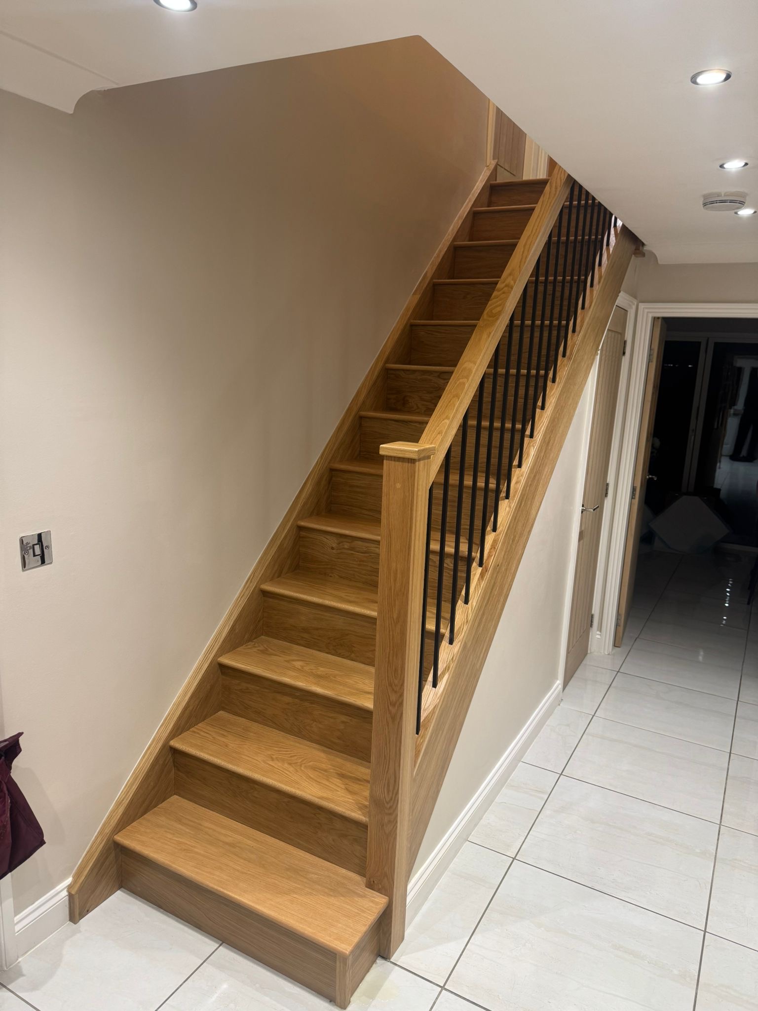 Made-to-measure timber staircase joinery
